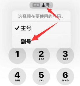 平定苹果14维修店分享iPhone 14 Pro Max使用副卡打电话的方法 