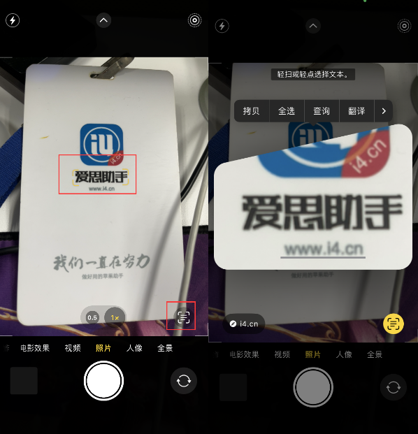 平定苹果手机维修分享升级iOS 16后如何通过相机翻译文本 
