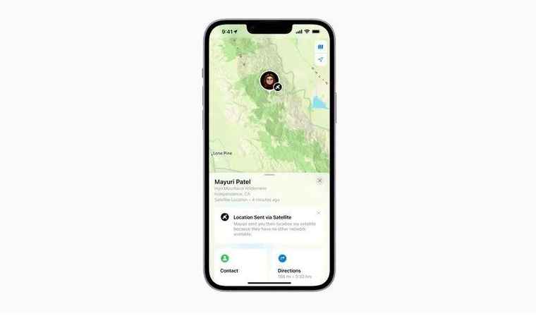 平定苹果14维修分享iPhone14系列中 FindMy功能通过卫星分享位置方法教程 