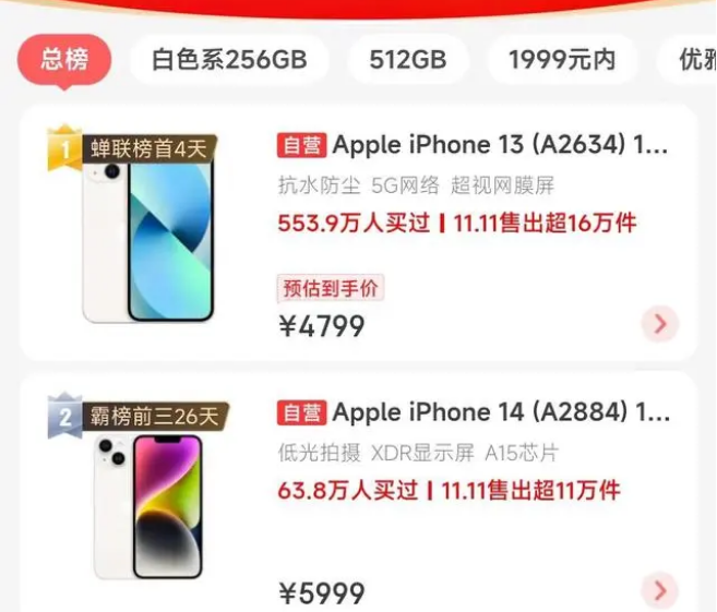 平定苹果14维修分享iPhone14配置不如同价位的安卓还能大卖 