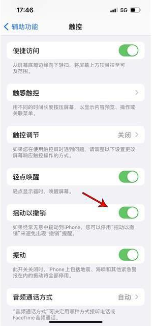 平定苹果手机维修分享iPhone手机如何设置摇一摇删除文字 